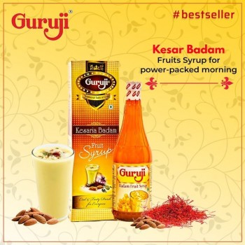 Guruji Kesari Badam Fruit Syrup 700ml